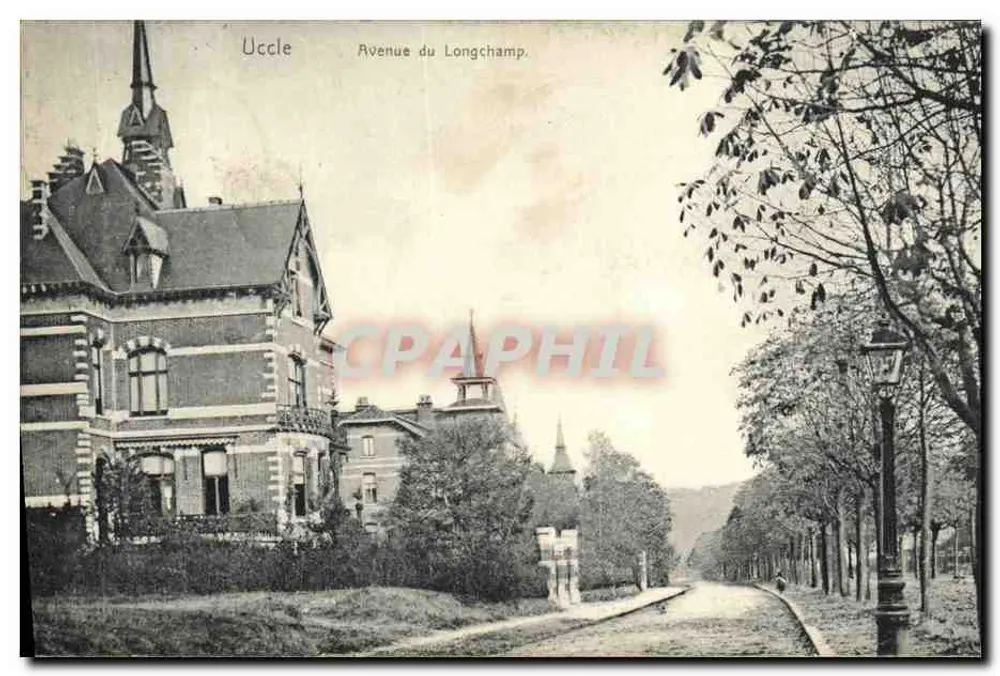 Uccle — Avenue du Longchamp — Nelia, Bruxelles, Carte 9, No. 12 - Frente