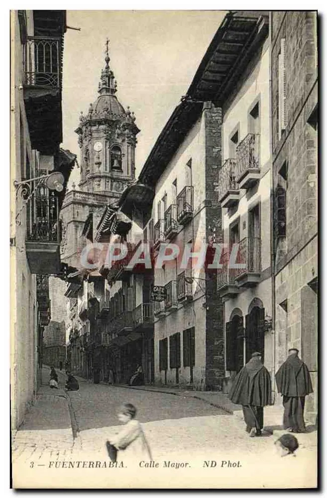 Fuenterrabía — Calle Mayor — ND Phot. - Frente