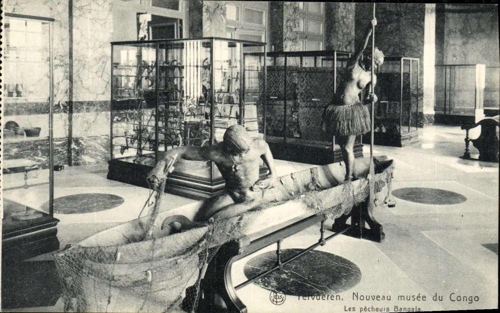 Die Fischer von Bangala — Neues Museum des Kongo — Tervueren - Vorderseite