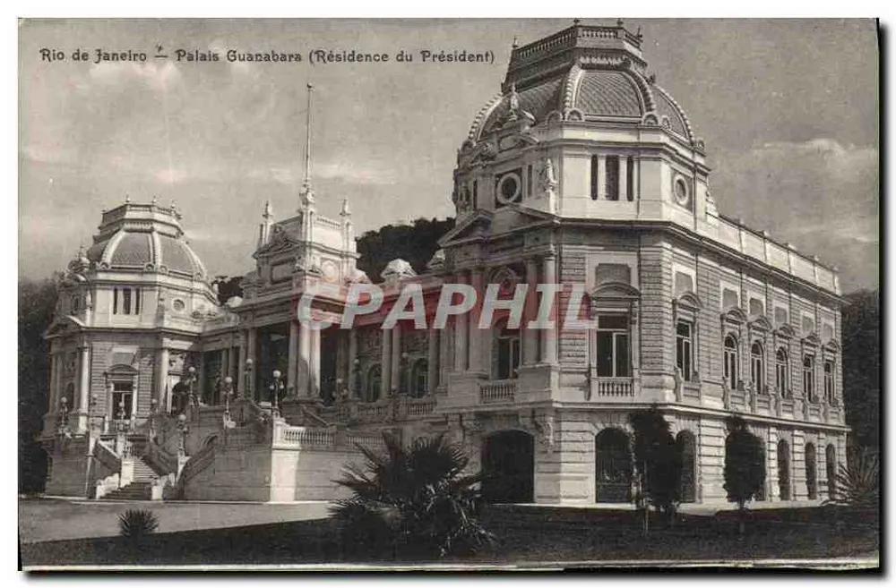 Rio de Janeiro — Palast Guanabara (Präsidentensitz) - Vorderseite