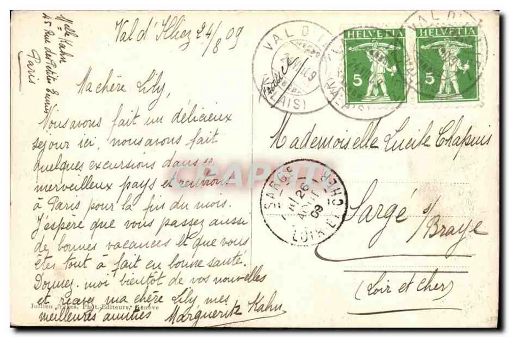 Jilliez — A Praça — J. J. 6207 - Verso