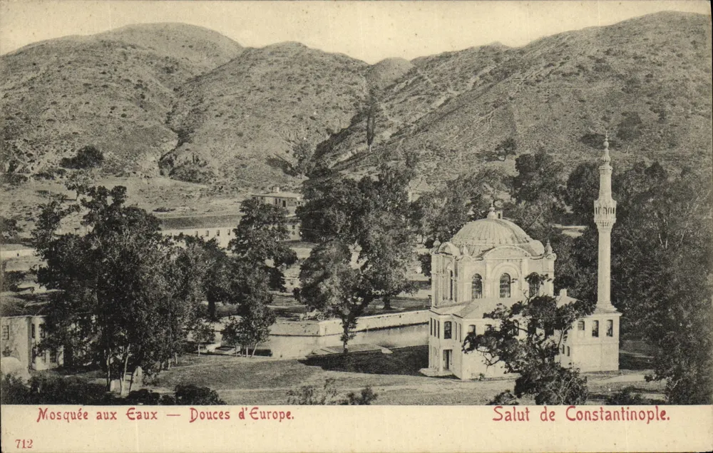 Mosquée aux Eaux — Douces d'Europe — Salut de Constantinople — n°712 - Recto