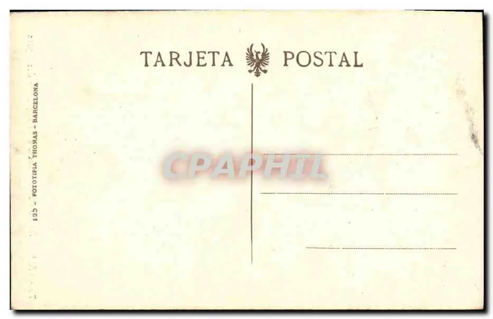 Valence. Tor zur Residenz des Marquis de dos Aguas — Verlag Fototipa Thomas, Nr. 75 - Rückseite