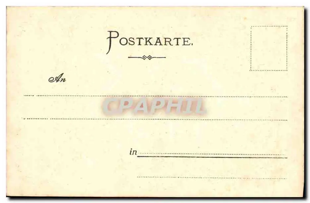Pégaso no Schloss Herrenchiemsee — J. Kopp Kunstverlag München, número de série não visível - Verso