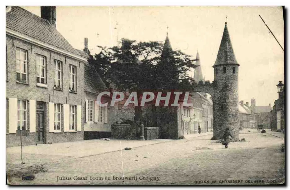 Julius César boom na cervejaria Croigny — Drukk W. Ghyssaert, Delbèke - Frente