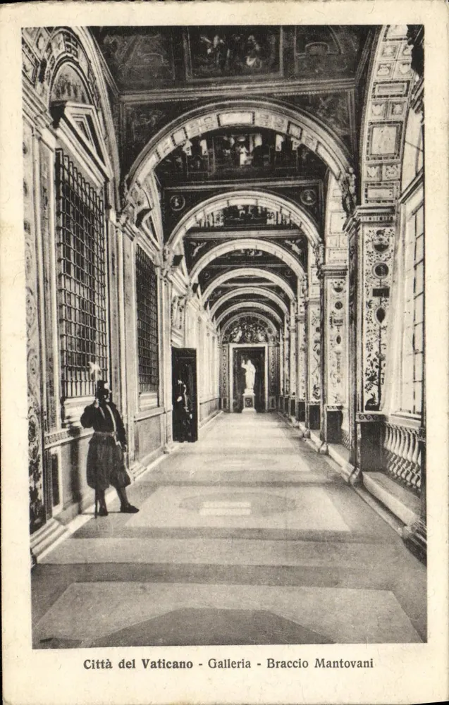 Staat der Vatikanstadt - Galerie - Braccio Mantovani — Verlag Stabilimenti Altocco-Terni, Nr. 8425-XIII - Vorderseite