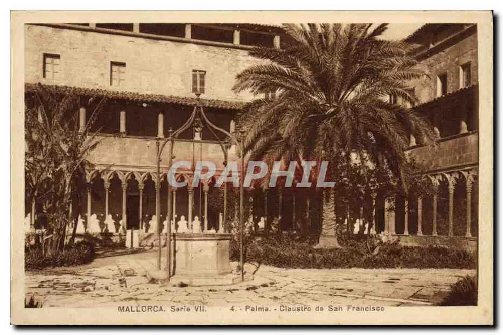 Palma - Kloster von San Francisco — Serie VII, n°4 - Vorderseite