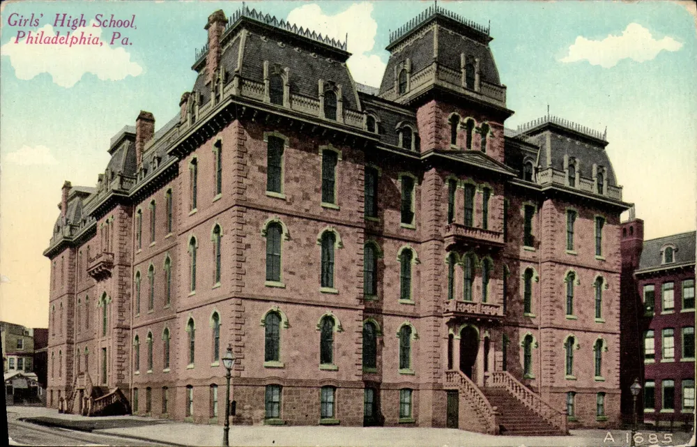 Girls' High School, Philadelphia, Pa. — editor A.1685 - Frente