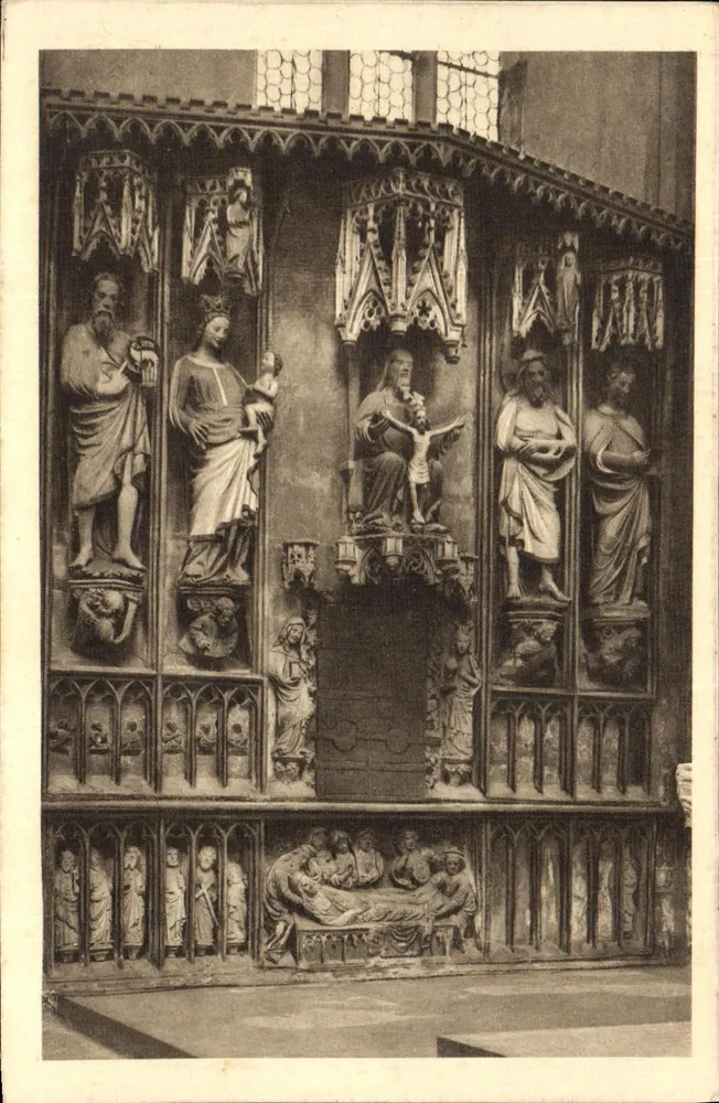 Sakramentshäuschen na Igreja de São Jacó — Rothenburg o.T. — Hermann A. Peters, Kunst-Druck, Rothenburg o.T., Nr. 52 - Frente