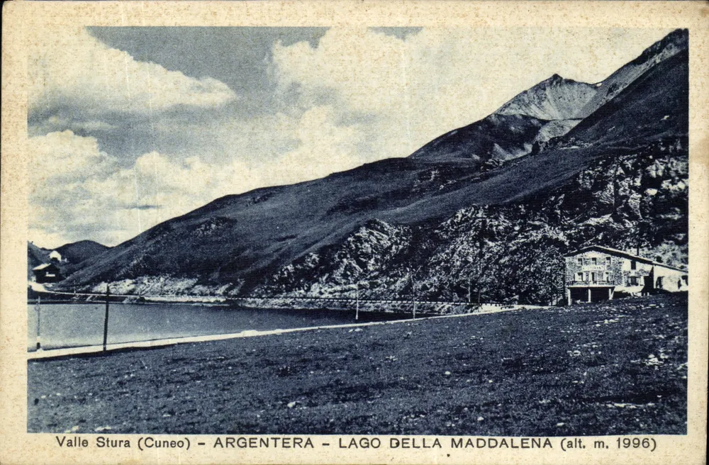 Valle Stura (Cuneo) - Argentera - Lago della Maddalena (alt. m. 1996) — Éd. Beccaria, n° 7-6688 - Vorderseite