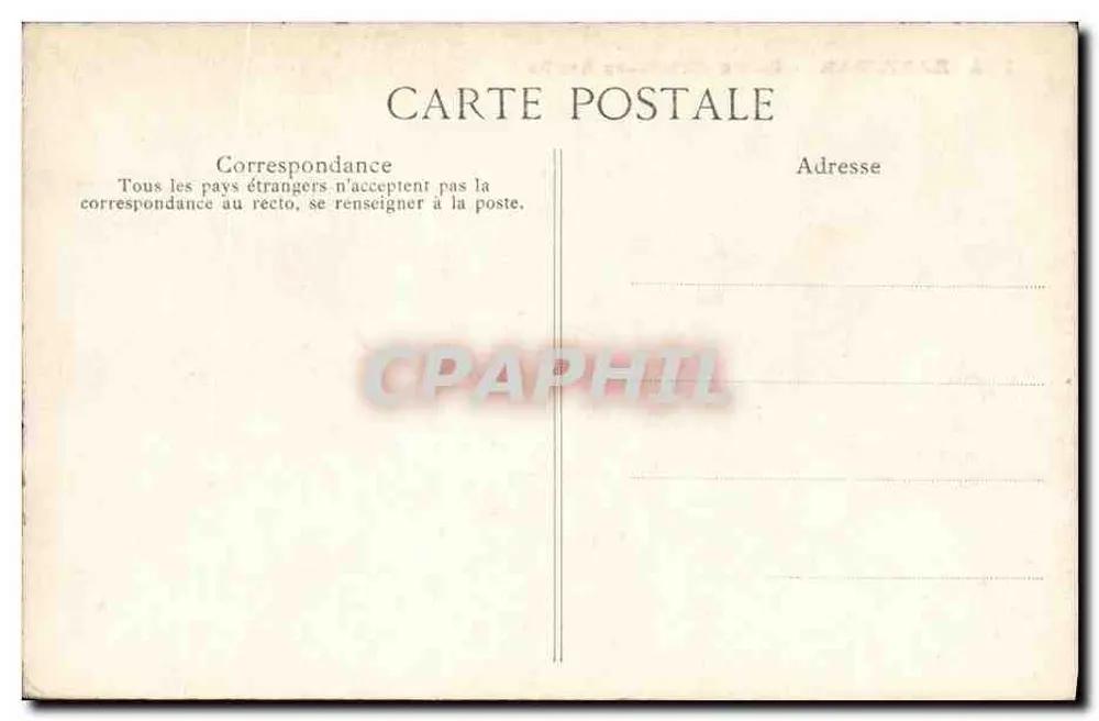 Zanzibar — Viejo cementerio árabe — Tarjeta postal antigua n°174 - Reverso