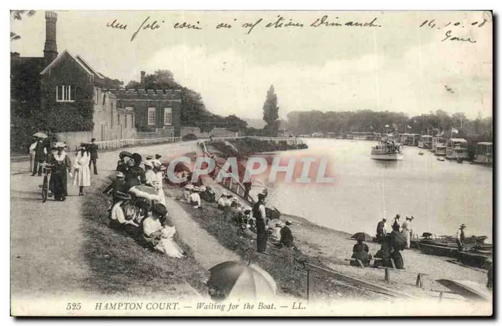 HAMPTON COURT — In attesa della barca. — LL. - Recto