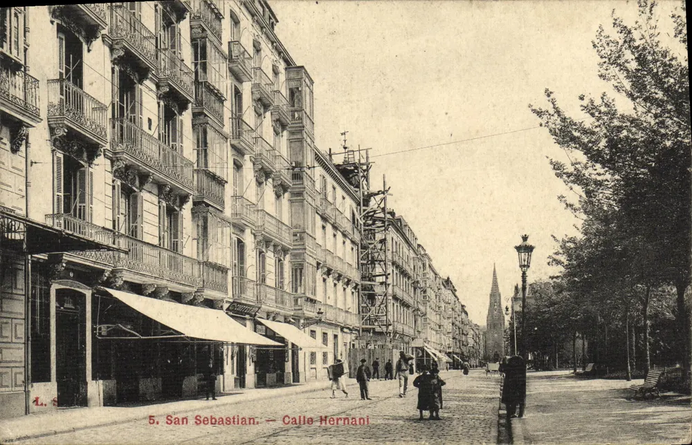 San Sebastián — Calle Hernani — editor A. S. n°5 - Frente