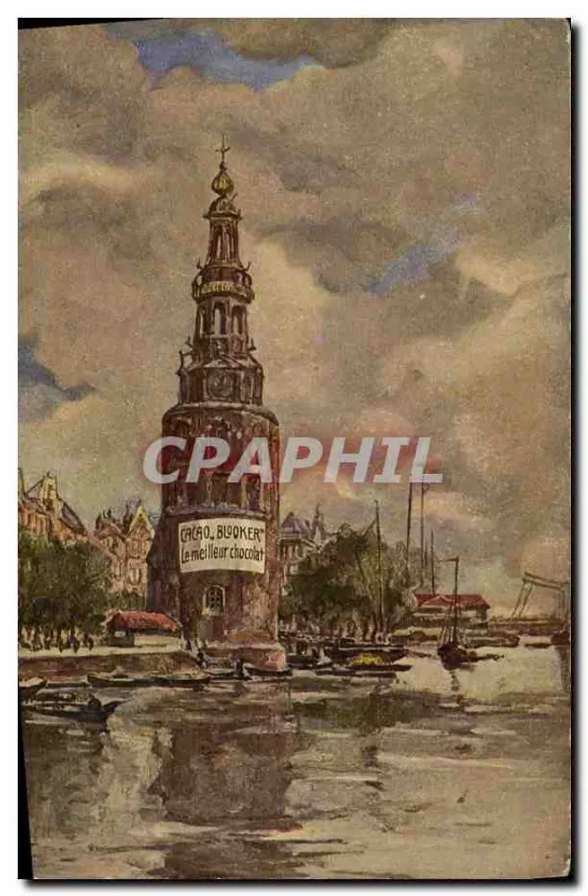 Torre da Belfort — Amsterdam — Coleção CACAO BLOOKER - Frente