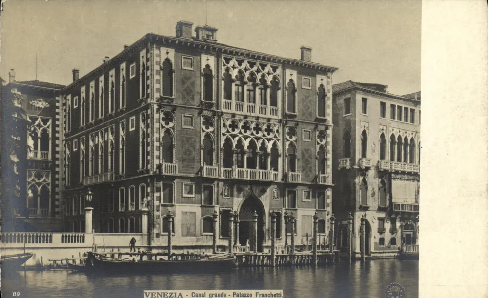 Venedig — Großer Kanal — Palazzo Franchetti — Verlag N.P.G. n°89 - Vorderseite