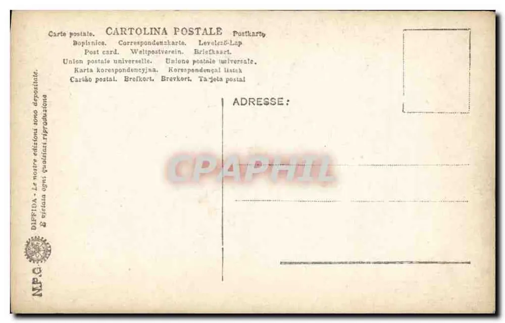 Venedig — Großer Kanal — Palazzo Franchetti — Verlag N.P.G. n°89 - Rückseite