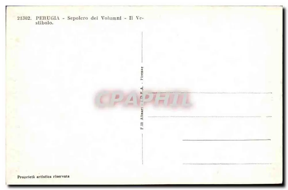 Perugia - Grab der Volumni - Vestibül - Rückseite