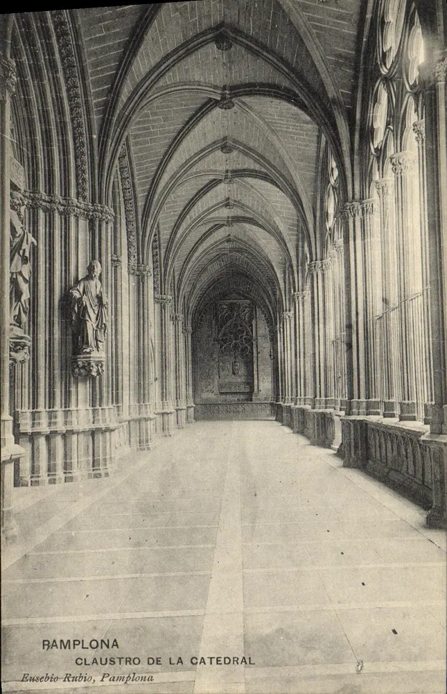 Pamplona — Cloître da catedral — Ensebio Rubio - Frente