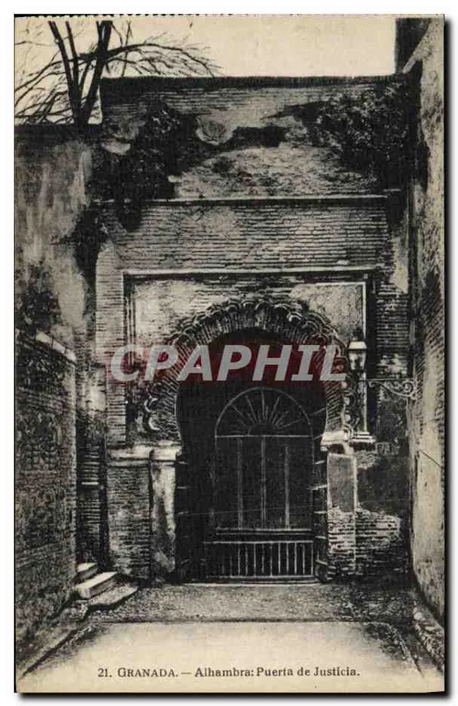 Granada — Alhambra: Porta da Justiça — Abelardo Linaí - Frente