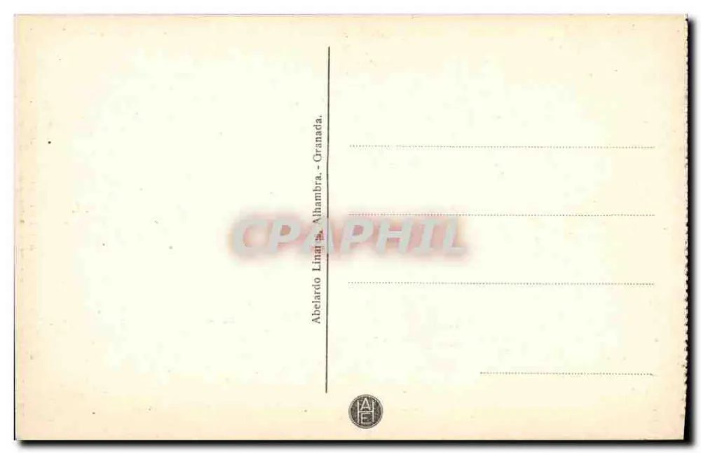 Granada — Alhambra: Porta da Justiça — Abelardo Linaí - Verso