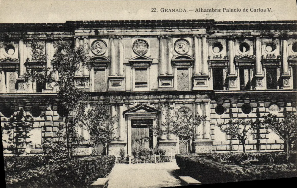 Granada — Alhambra: Palácio de Carlos V — Abelardo Linares - Frente