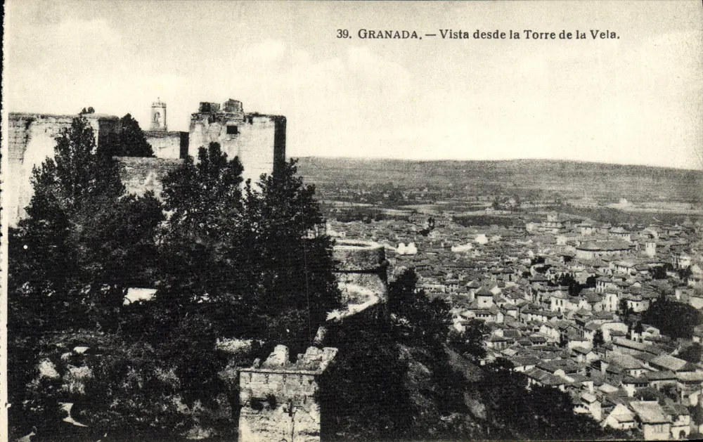 Granada — Vista desde a Torre da Vela — Abelardo Linares, n°39 - Frente
