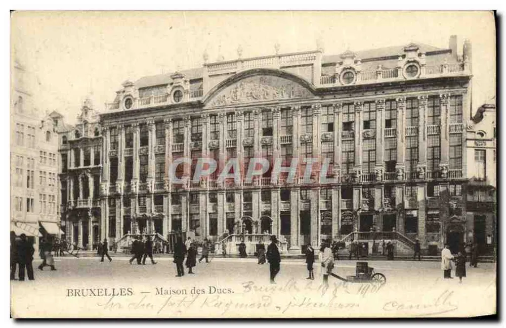 Bruxelas — Casa dos Duques — Th. van den Heuvel, editor - Frente