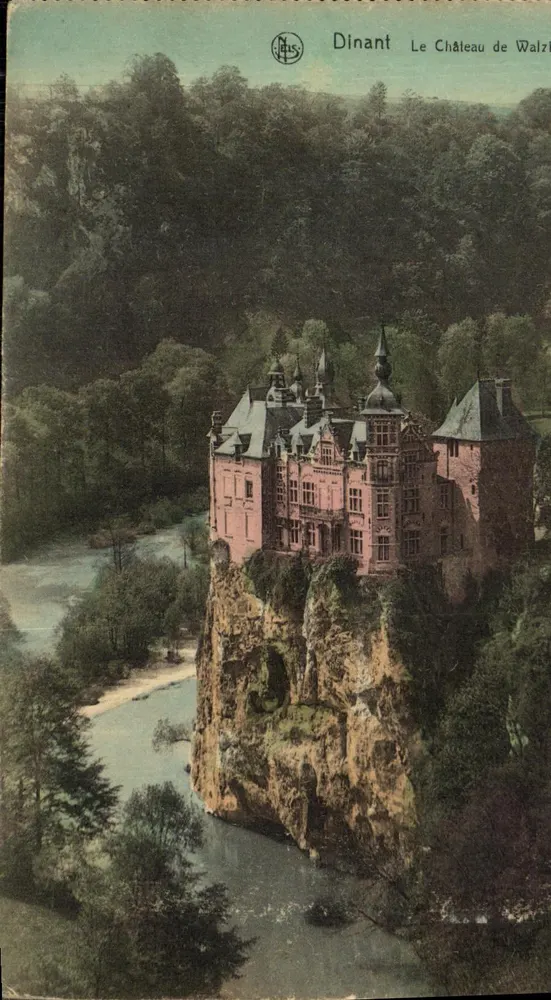 Dinant — O Castelo de Walzin — editor NELS - Frente