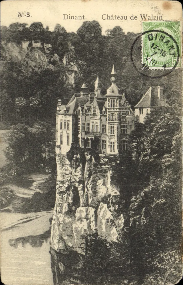 Dinant — Château de Walzin — éditeur A.S. n° 1331 - Frente