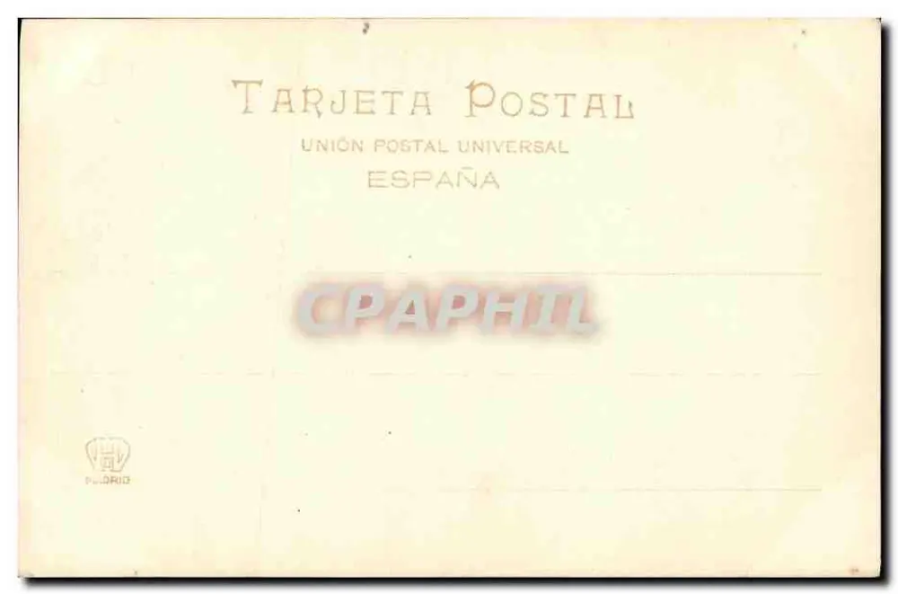Aranjuez — Interior da Casita del Labrador — Hausser y Menet, n° 777 - Verso