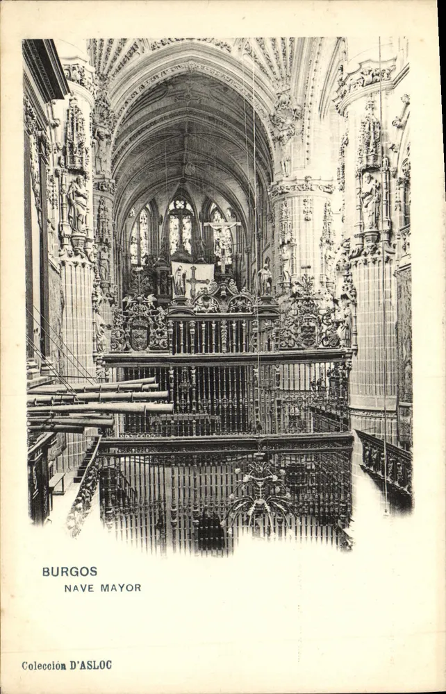 Burgos - Nave Mayor — Coleção D'ASLOC - Frente