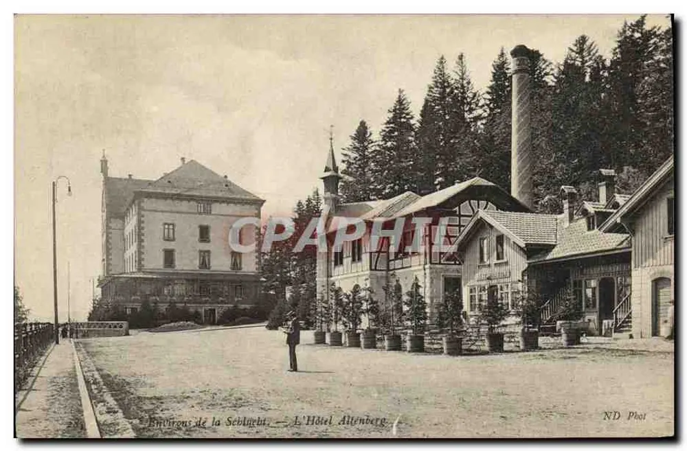 Umgebung von Seblinec — Das Hotel Altenberg — ND Phot - Vorderseite