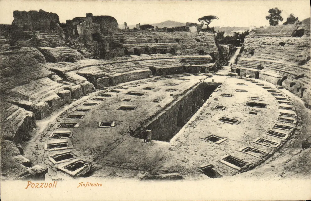 Pozzuoli — Amphitheater — Edit. C. Cotini, Napoli, n° 3 - Voorkant