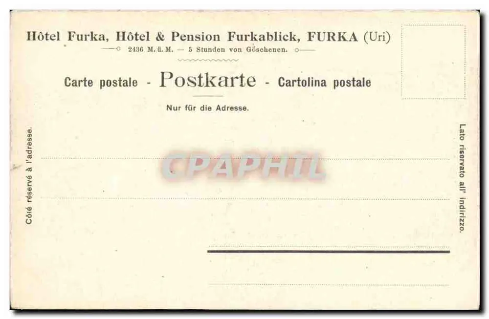 Uitzicht op de bergen vanaf de Furka-Passhöhe — Hotel Furka & Pension Furkablick, Furka (Uri) - Achterkant