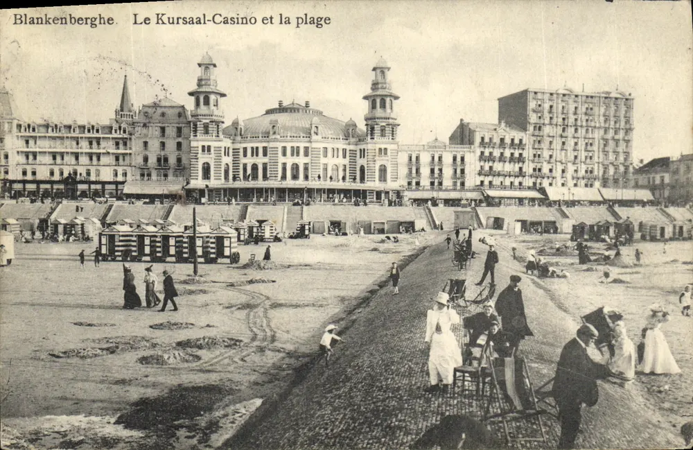 Blankenbergh - Das Kursaal-Casino und der Strand — Verlag nicht sichtbar - Vorderseite