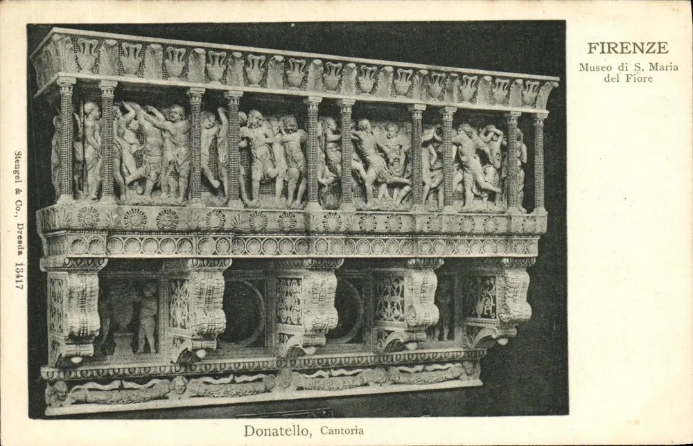 Donatello, Cantoria — Museum Santa Maria del Fiore, Florenz — Stengel & Co., Dresden 13417 - Vorderseite
