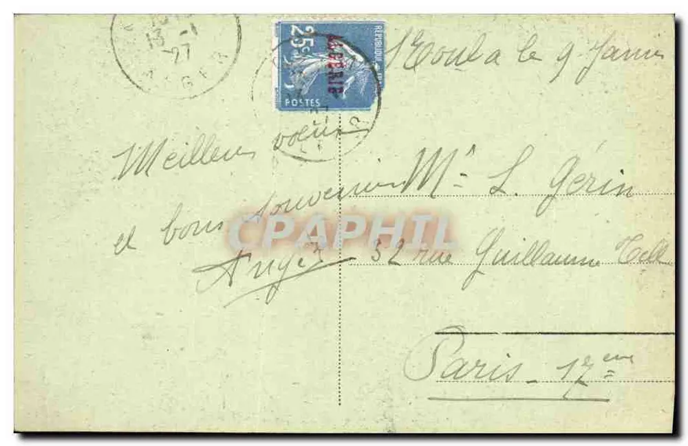 ALGER — Najświętsza Maryja z Afryki — widok panoramiczny z numerem 90 - Rewers