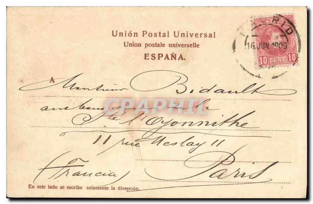 Madrid — Puente de Toledo — Coleção Romo y Fülssel, No. 917 - Verso