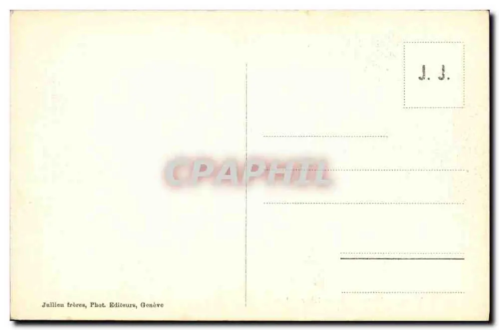 Vevey — Rond Point Melchers und die Dent du Midi — J.J. 9216 - Rückseite