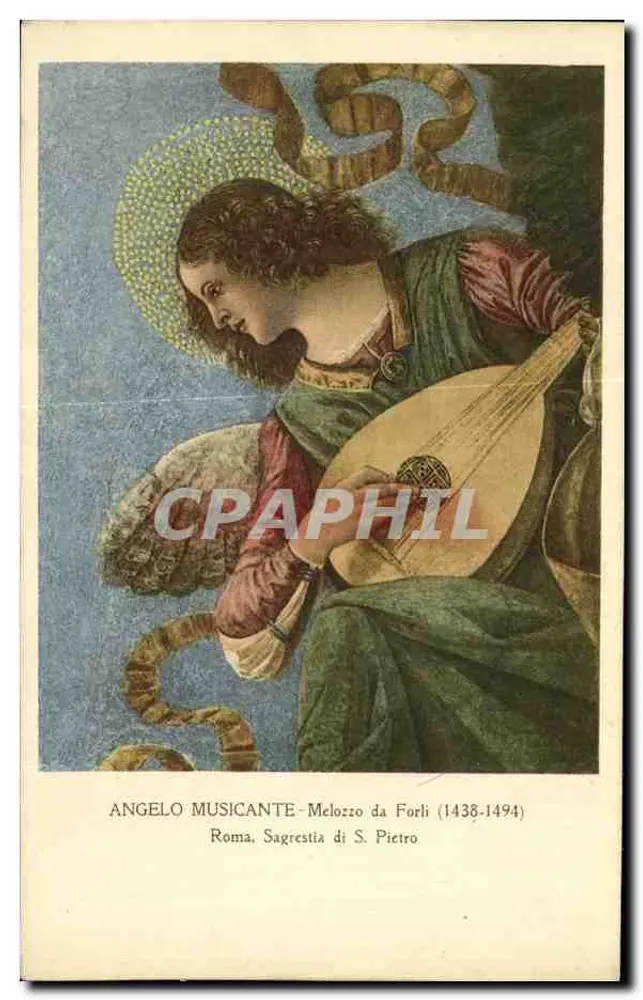Angelo Musicante — Melozzo da Forlì (1438-1494) — Rom, Sagrestia di S. Pietro - Vorderseite
