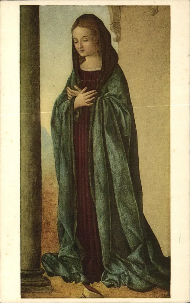 Die Jungfrau der Verkündigung — Melozzo da Forlì — Edition Roberto Hoesch, Nr. 642 - Vorderseite