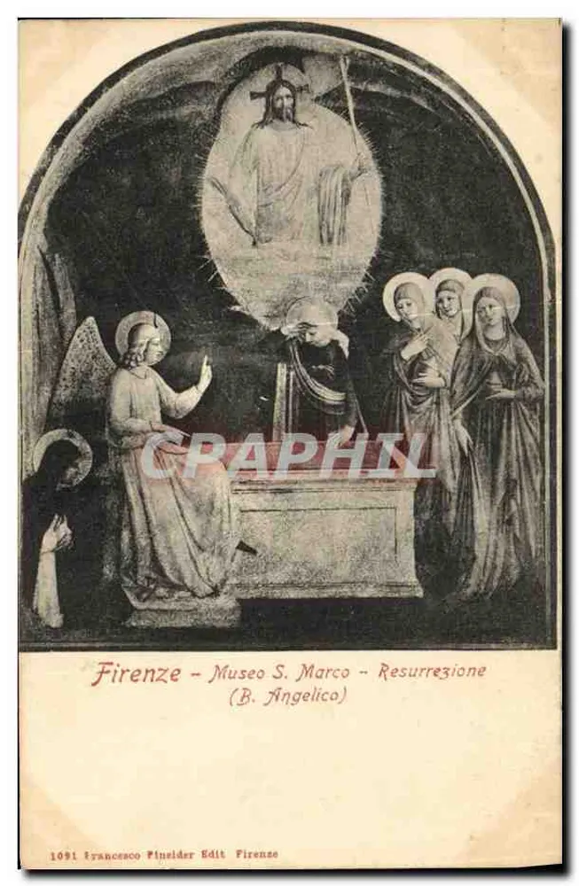 Auferstehung - Museo S. Marco - Florenz - (B. Angelico) - Francesco Plineider Edit. Florenz - Vorderseite