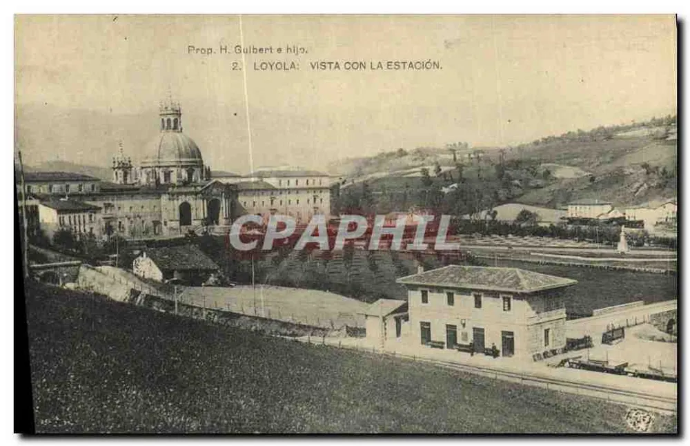 Loyola: Ansicht mit der Station — Prop. H. Gulbert e hijo, n°2 - Vorderseite