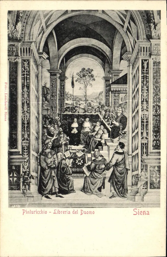 Pinturicchio - Livraria do Duomo - Siena - Frente