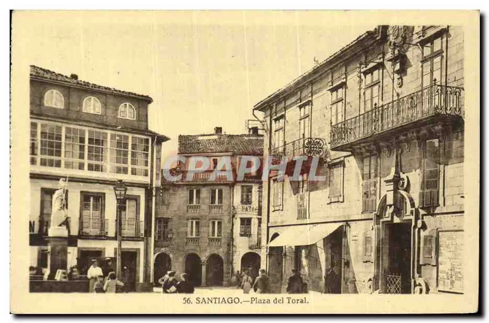 SANTIAGO — Plaza del Toral — GRAFOS, MADRID - Vorderseite