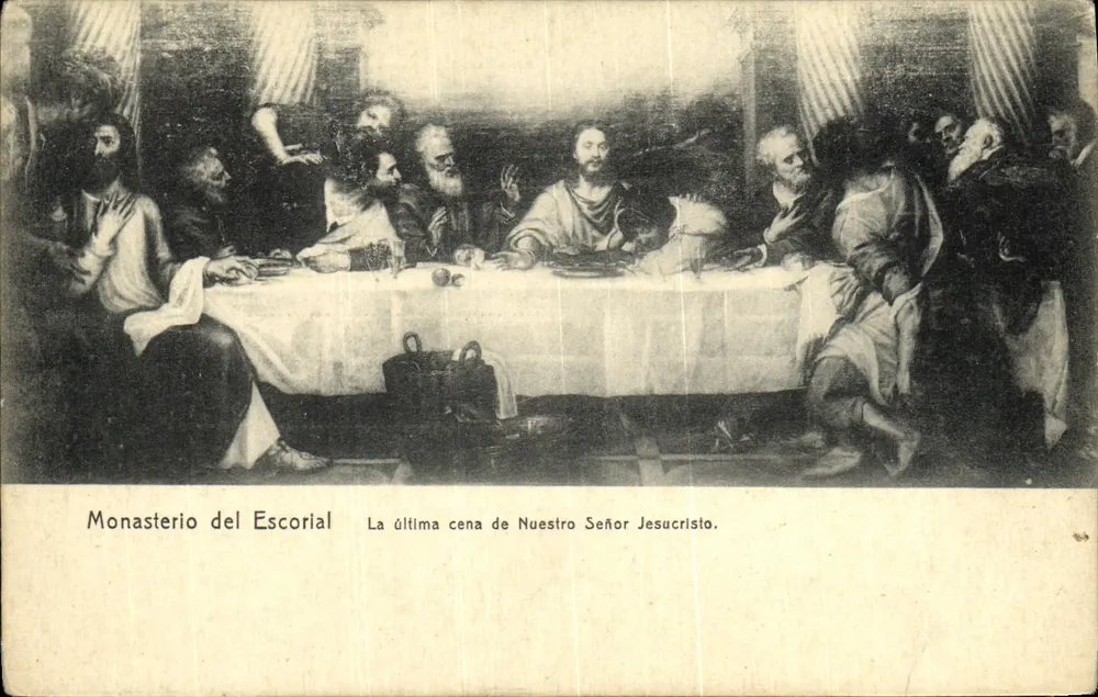 Kloster El Escorial — Das letzte Abendmahl unseres Herrn Jesus Christus - Vorderseite