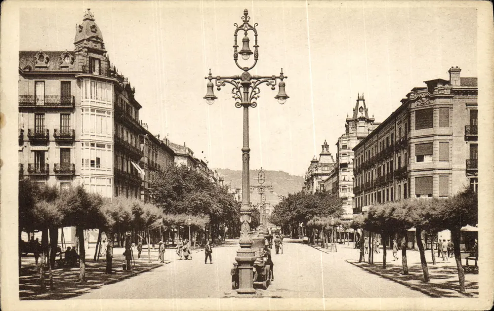 San Sebastián — Avenida de la Libertad — Foto Galanazán - Vorderseite