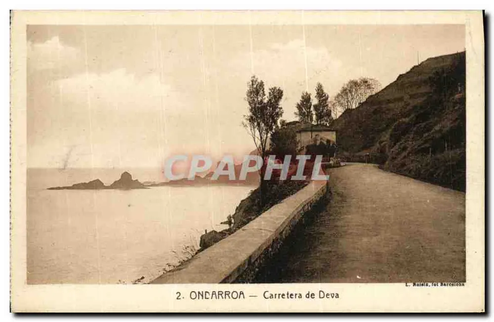 Ondarroa — Carretera de Deva — L. Roldán, fot. Barcelona - Frente
