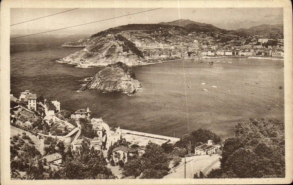 San Sebastián — Vista desde el Monte Iguedo — Foto Galarza, 33 - Vorderseite
