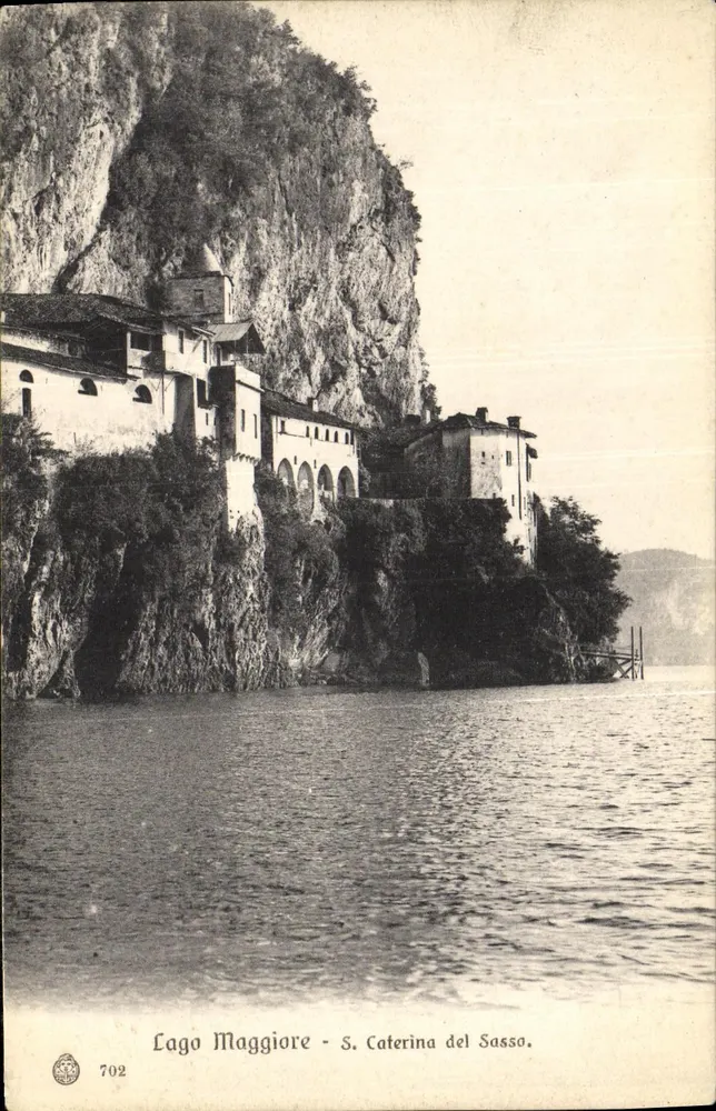 Lago Maggiore - S. Caterina del Sasso — Editora Brunner & C., Como & Zürich - Frente